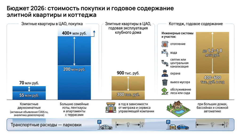 Стоимость покупки и годовое содержание